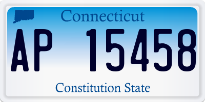 CT license plate AP15458