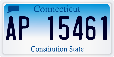 CT license plate AP15461