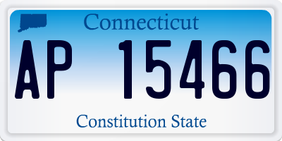 CT license plate AP15466