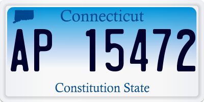 CT license plate AP15472