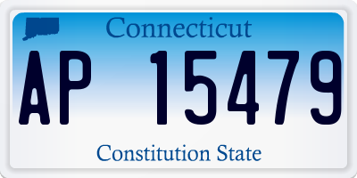 CT license plate AP15479