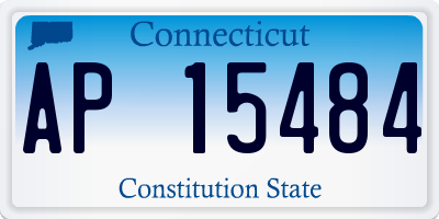CT license plate AP15484