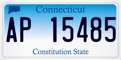 CT license plate AP15485