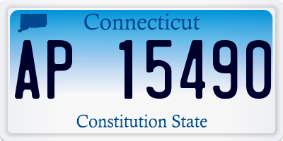 CT license plate AP15490
