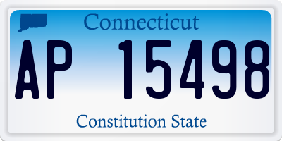 CT license plate AP15498
