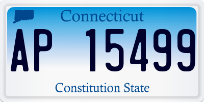 CT license plate AP15499