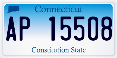 CT license plate AP15508