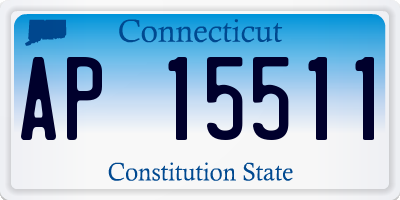 CT license plate AP15511