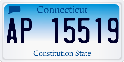 CT license plate AP15519