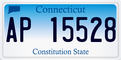 CT license plate AP15528
