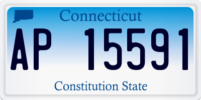 CT license plate AP15591