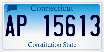 CT license plate AP15613