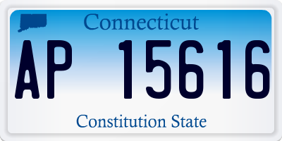 CT license plate AP15616