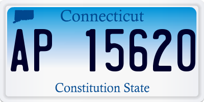 CT license plate AP15620