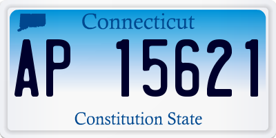 CT license plate AP15621