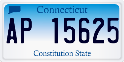CT license plate AP15625