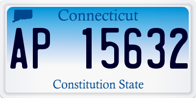 CT license plate AP15632