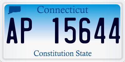 CT license plate AP15644