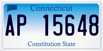 CT license plate AP15648