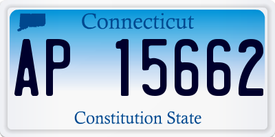 CT license plate AP15662