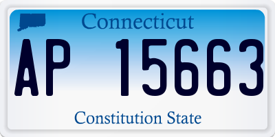 CT license plate AP15663
