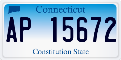 CT license plate AP15672