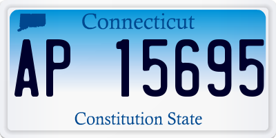 CT license plate AP15695