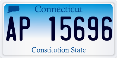 CT license plate AP15696