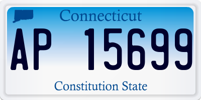 CT license plate AP15699