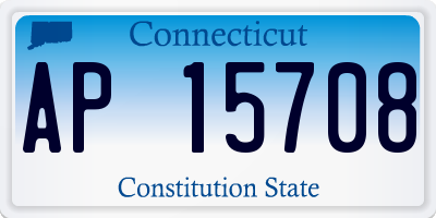 CT license plate AP15708