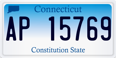 CT license plate AP15769