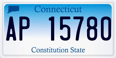 CT license plate AP15780