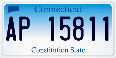 CT license plate AP15811