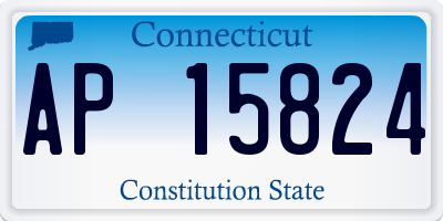 CT license plate AP15824