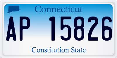 CT license plate AP15826