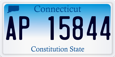 CT license plate AP15844
