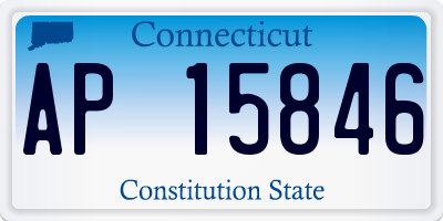 CT license plate AP15846