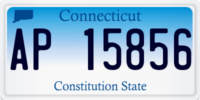 CT license plate AP15856
