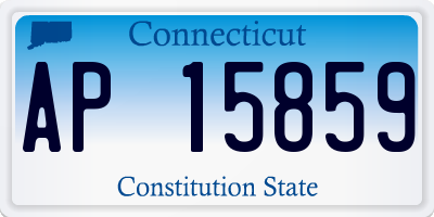 CT license plate AP15859