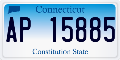 CT license plate AP15885