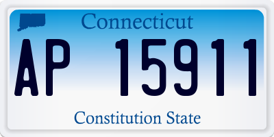 CT license plate AP15911