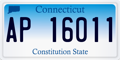CT license plate AP16011
