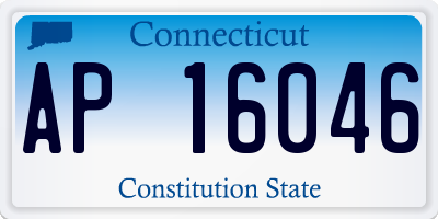 CT license plate AP16046