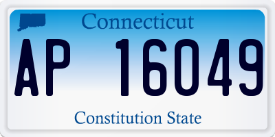 CT license plate AP16049