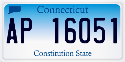 CT license plate AP16051