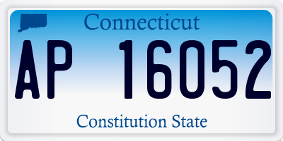 CT license plate AP16052