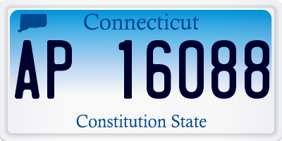 CT license plate AP16088