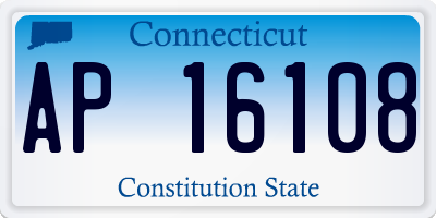 CT license plate AP16108