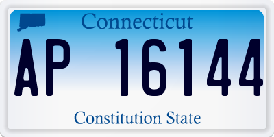 CT license plate AP16144