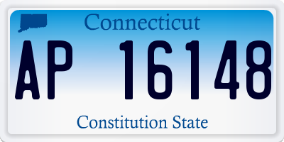 CT license plate AP16148